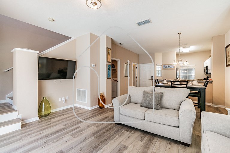 Casa 3Q Bella Vida c Piscina Próx Disney e Walmart