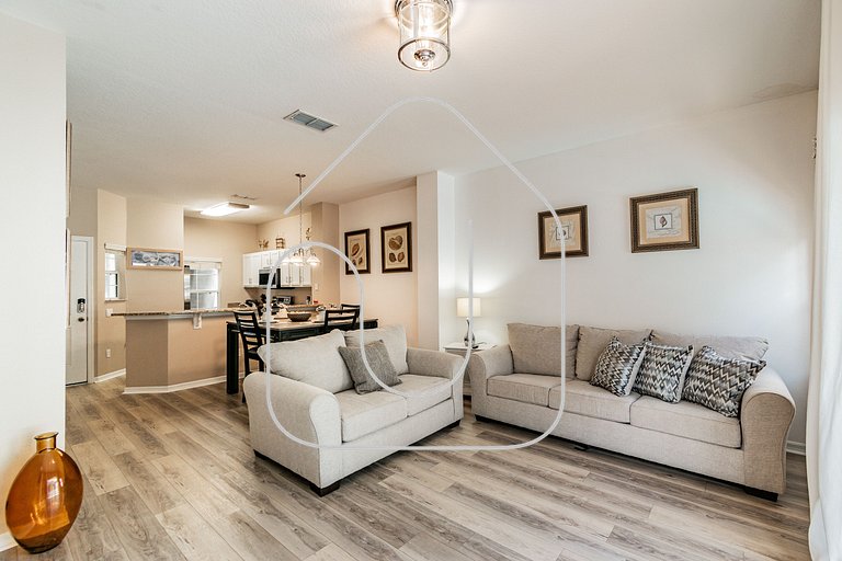 Casa 3Q Bella Vida c Piscina Próx Disney e Walmart