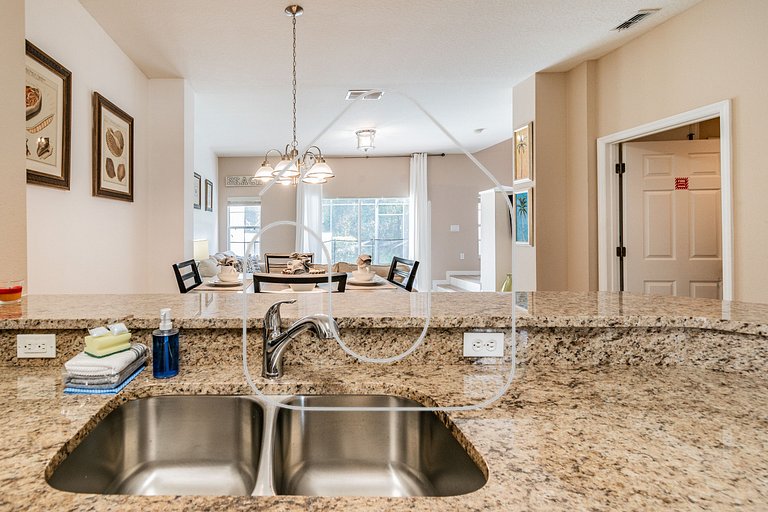 Casa 3Q Bella Vida c Piscina Próx Disney e Walmart