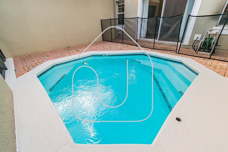 Casa 3Q Bella Vida c Piscina Próx Disney e Walmart