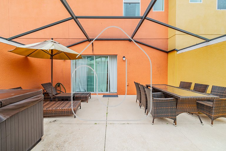 Casa 3Q Resort + Jacuzzi Perto Disney