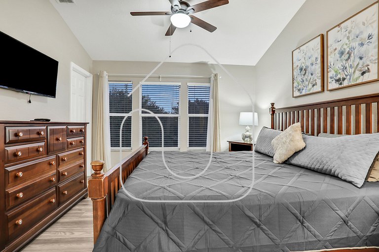 Casa 3Q Windsor Hills c/ Piscina Perto da Disney