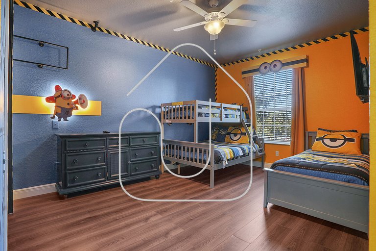 3 quartos y 2 baños 10 minutos de Disney e resort