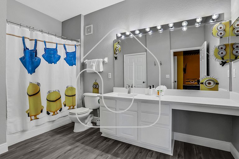 3 quartos y 2 baños 10 minutos de Disney e resort
