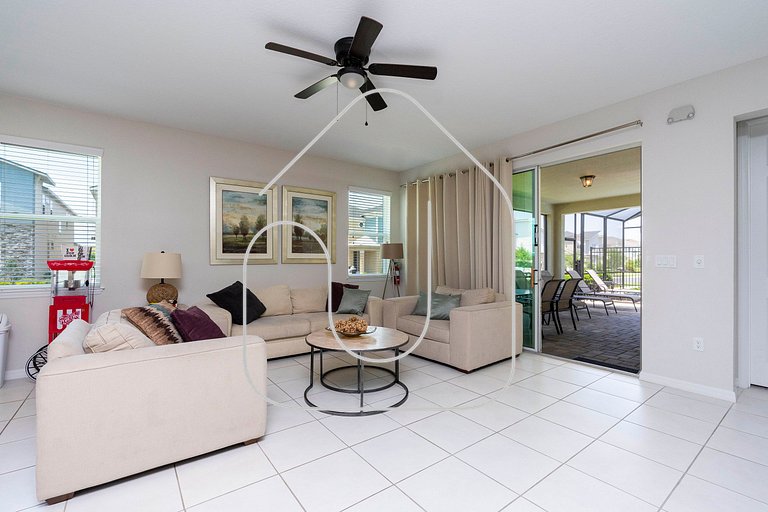 Modern 7BR Villa | Pool + Resort Amenities