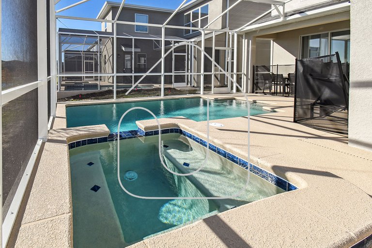Casa 5Q ChampionsGate, Piscina e Spa