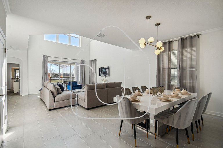 Casa 5Q ChampionsGate, Piscina e Spa