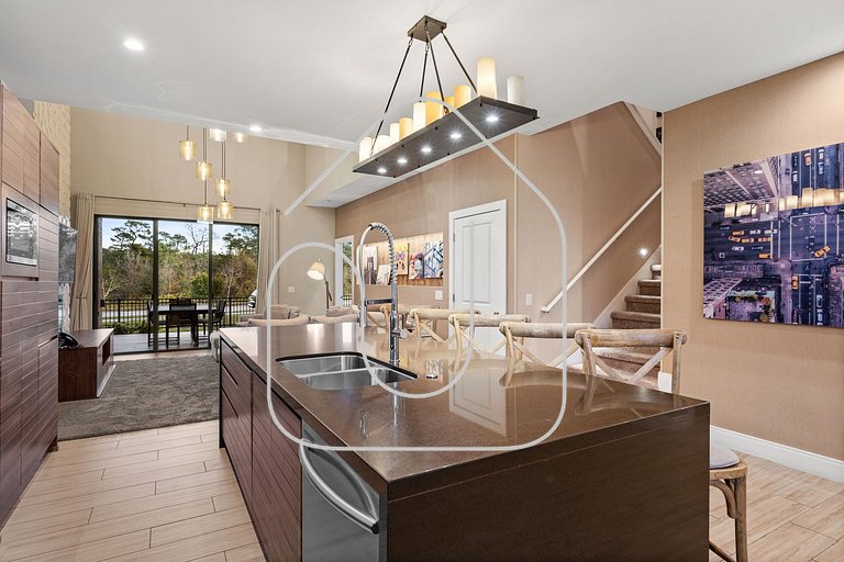 Casa Luxuosa 4Q e 4.5 Ba Perto da Disney