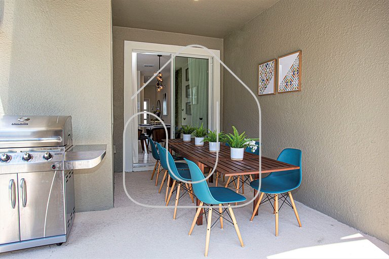 4Q/3B Casa luxuosa no Champions Gate Resort