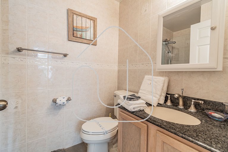 5Q/3B Vista p/ Lago *Piscina Priv.*