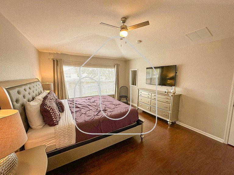 Casa Épica de 6 Quartos | Quarto dos Vingadores + Piscina