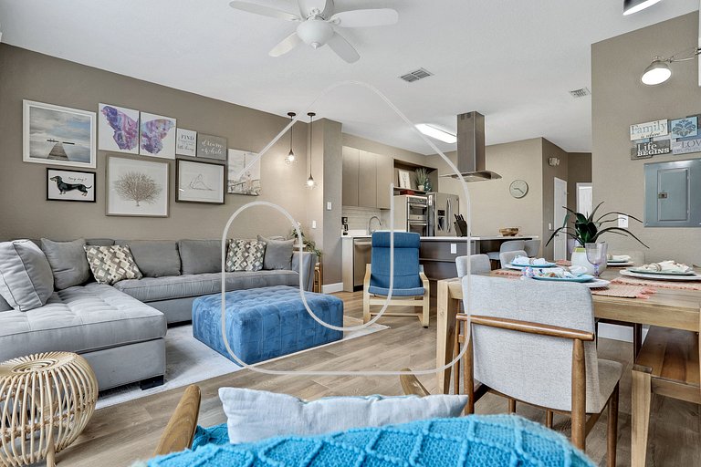 Casa 3Q Windsor Hills, Piscina + Perto da Disney