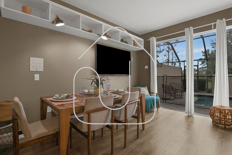 Casa 3Q Windsor Hills, Piscina + Perto da Disney