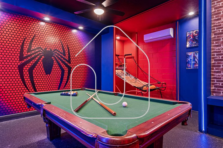 6Q/4B | Piscina Privativa | Sala de Jogos Avengers