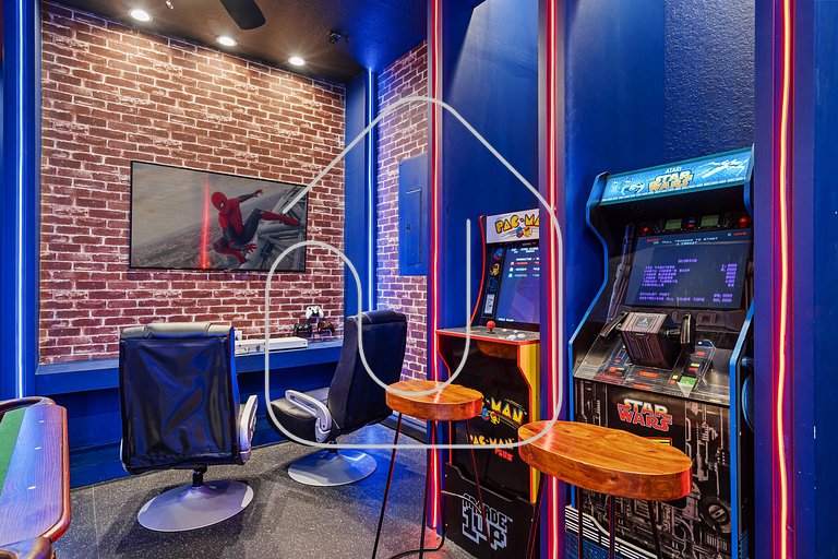 6BD/4BA | Private Pool | Avengers Game Room