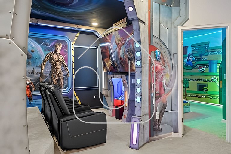 Casa 8Q ☆ Piscina + Cinema ☆ 5min do SeaWorld