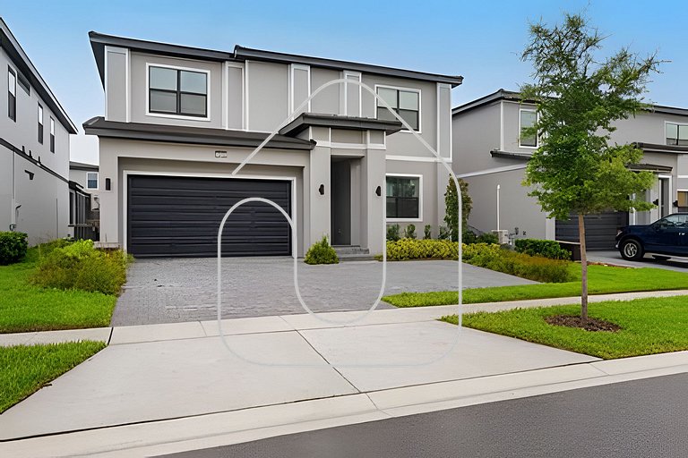 Casa 8Q ☆ Piscina + Cinema ☆ 5min do SeaWorld