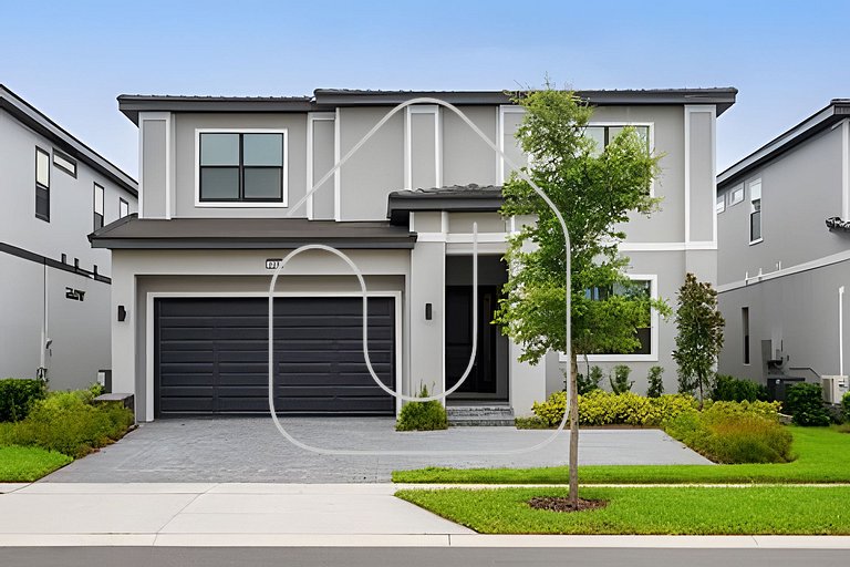 8BR Villa ☆ Avengers Game Room + Pool ☆ Disney