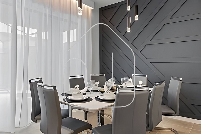 Casa 8Q ☆ Piscina + Cinema ☆ 5min do SeaWorld