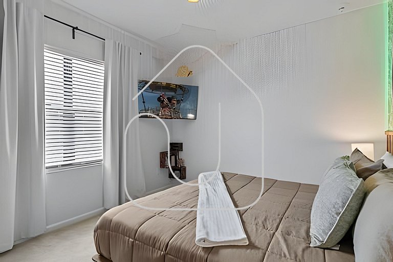 Casa 8Q ☆ Piscina + Cinema ☆ 5min do SeaWorld