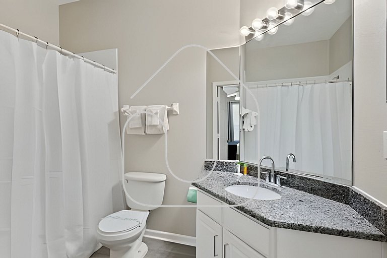 Familiar 3 Quartos Perto da Disney!