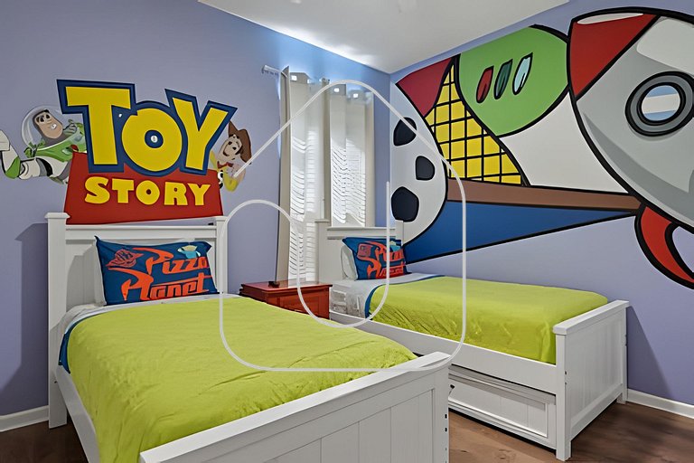 Casa Luxo 4Q c/ Piscina e Game Room Avengers