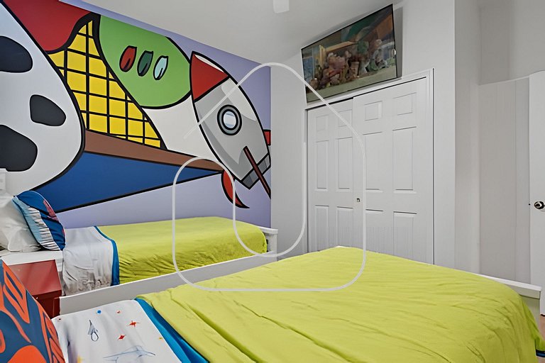 Casa Luxo 4Q c/ Piscina e Game Room Avengers