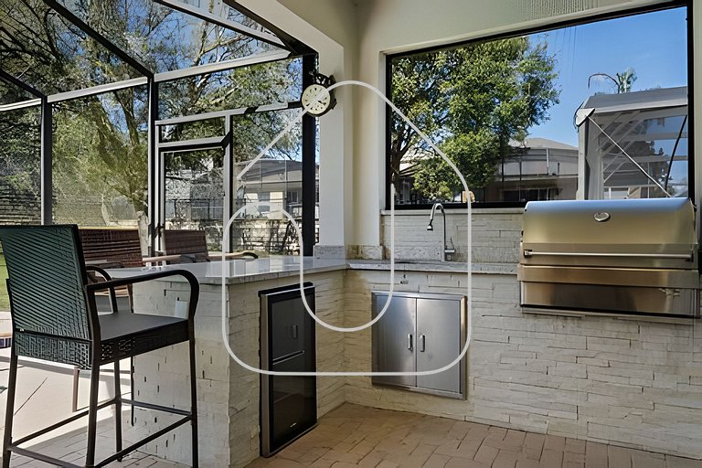 Casa Luxo 4Q c/ Piscina e Game Room Avengers