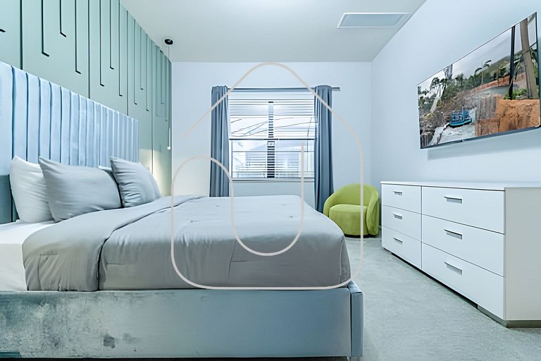 6Q Cinema, Game Room e Spa Privado - 18 hóspedes