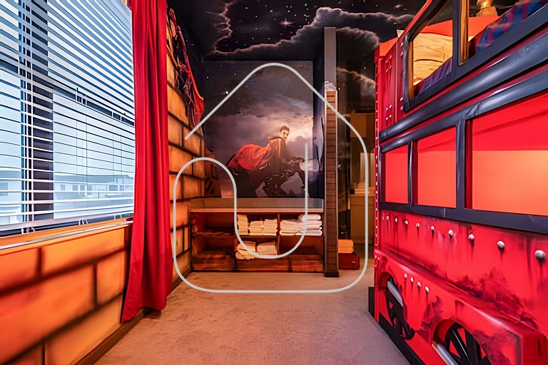 6Q Cinema, Game Room e Spa Privado - 18 hóspedes