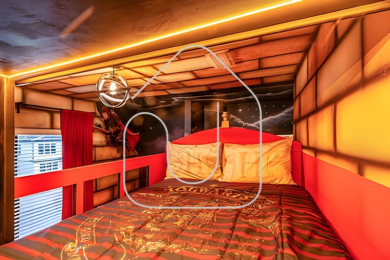 6Q Cinema, Game Room e Spa Privado - 18 hóspedes