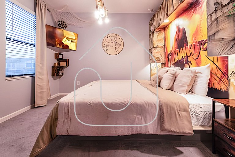 6Q Cinema, Game Room e Spa Privado - 18 hóspedes