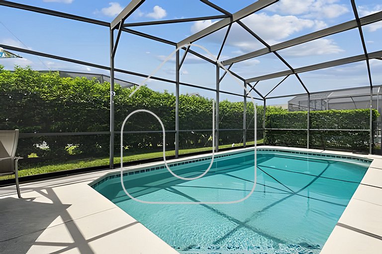 Casa 4Q Glenbrook com Piscina Perto Disney