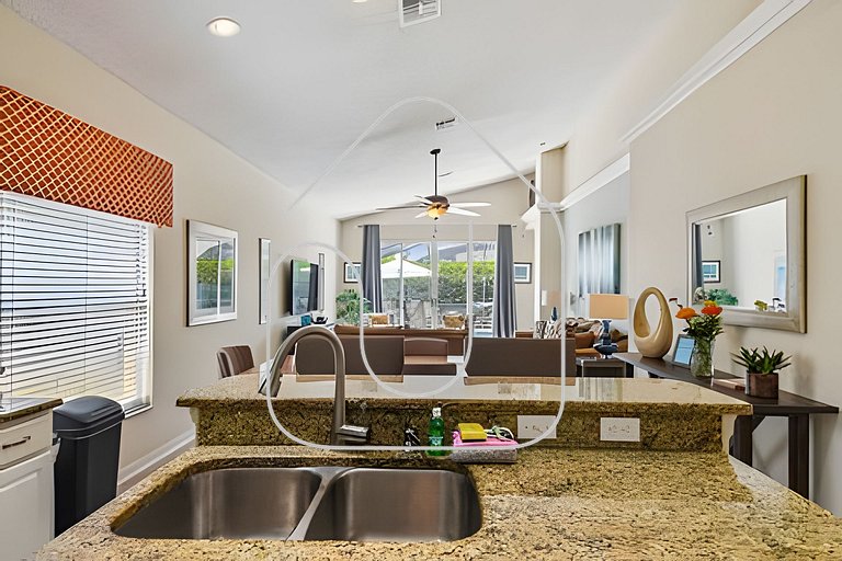 Casa 4Q Glenbrook com Piscina Perto Disney