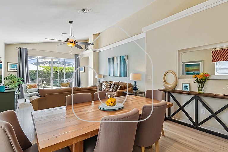 4BD/3BA Spacious& Elegant w/Pool