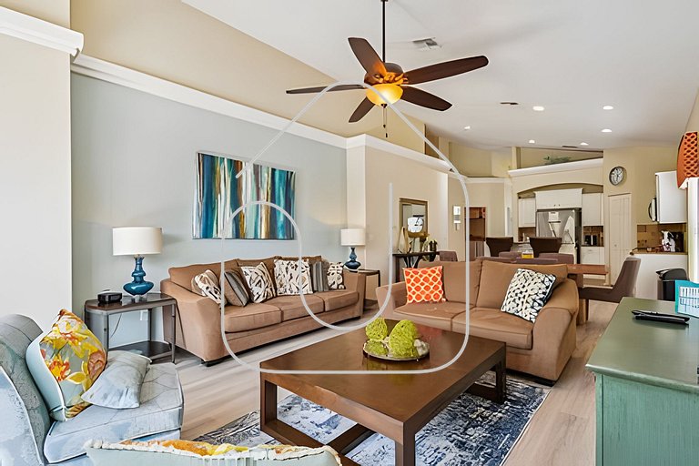 Casa 4Q Glenbrook com Piscina Perto Disney