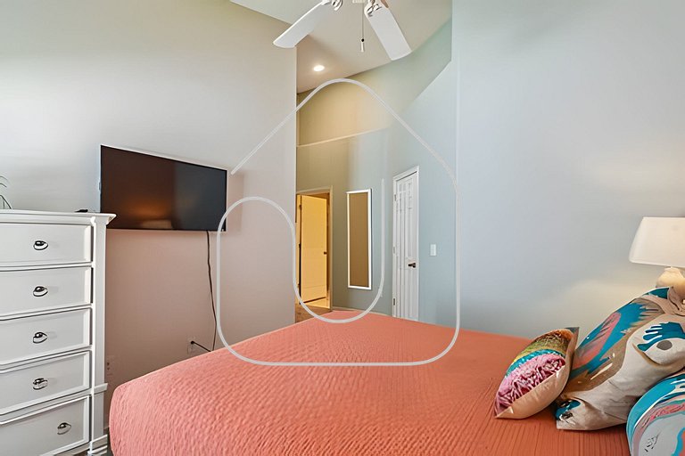 Casa 4Q Glenbrook com Piscina Perto Disney
