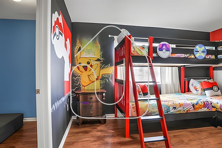 Casa 6Q Familiar c/ Game Room Marvel e Piscina