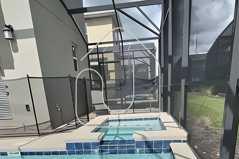 Villa 5 Quartos com Piscina no Storey Lake