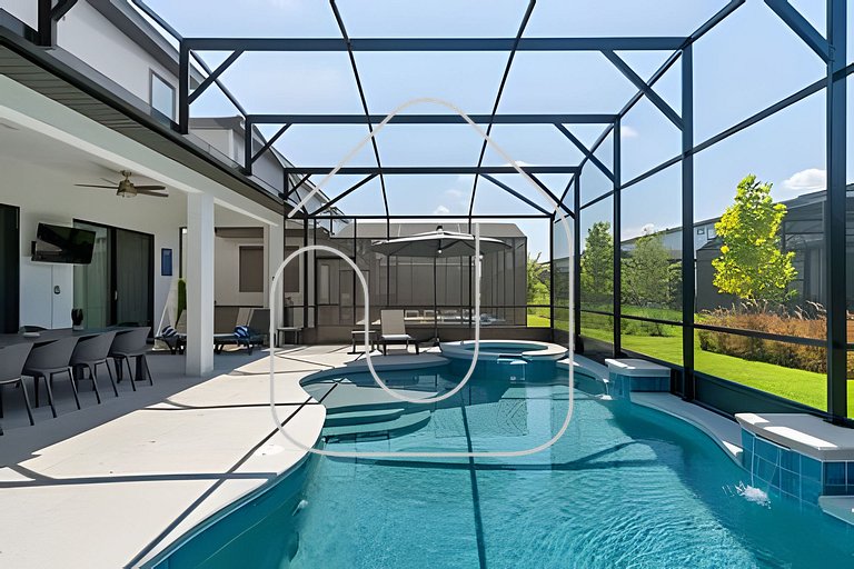 Luxurious 9BR Paradiso | Pool, Cinema & Game Room