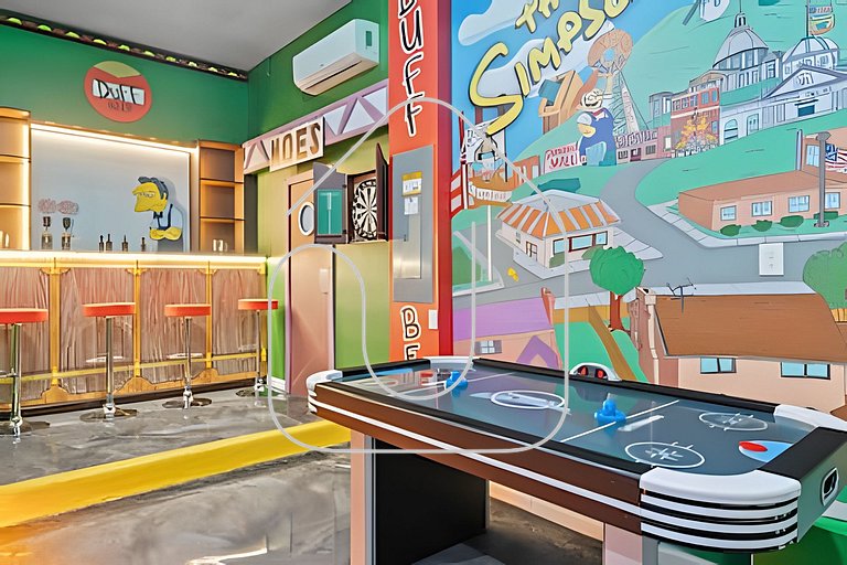 Mansão 9Q Paradiso Grande. Piscina, Sala de Jogos