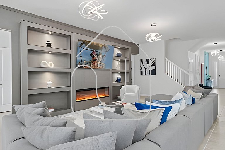 Luxurious 9BR Paradiso | Pool, Cinema & Game Room