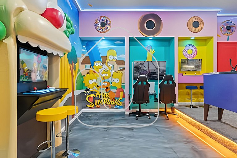 Mansão 9Q Paradiso Grande. Piscina, Sala de Jogos