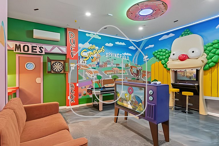 Mansão 9Q Paradiso Grande. Piscina, Sala de Jogos