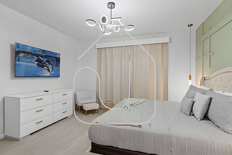 Mansão 9Q Paradiso Grande. Piscina, Sala de Jogos