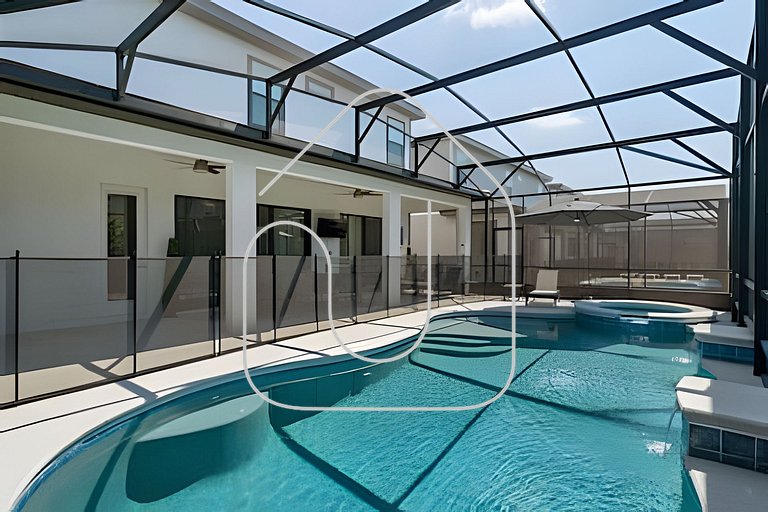 Mansão 9Q Paradiso Grande. Piscina, Sala de Jogos