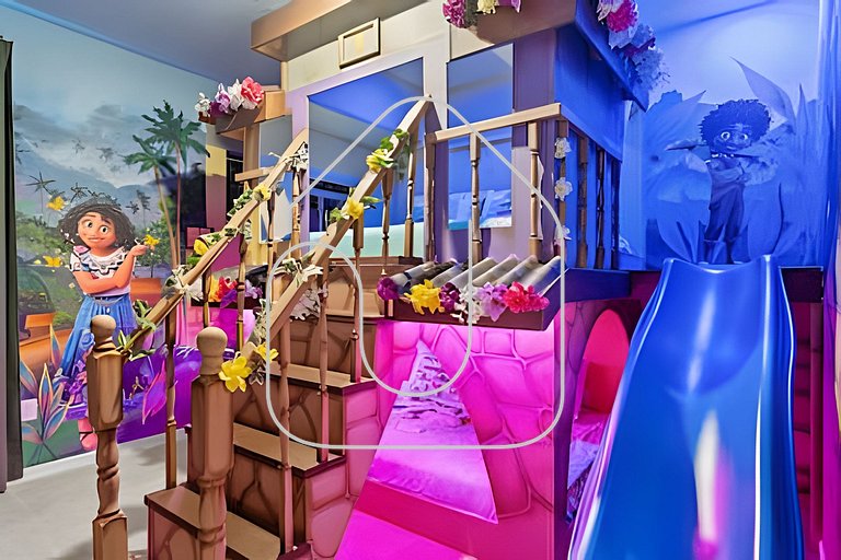 Mansão 9Q Paradiso Grande. Piscina, Sala de Jogos