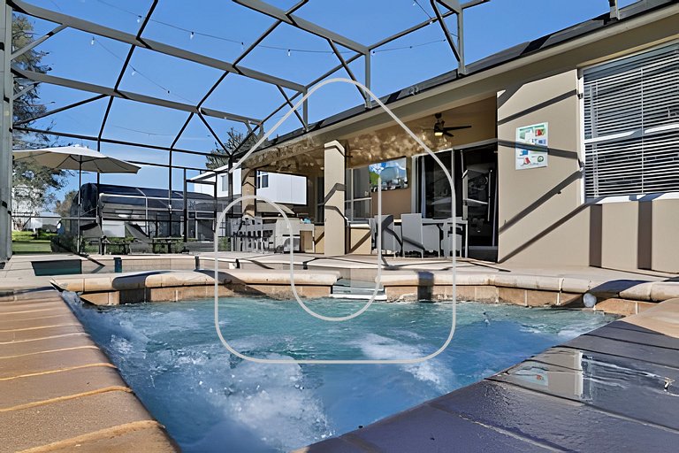 Luxo 5Q Windsor Hills c/ Piscina e Game Room