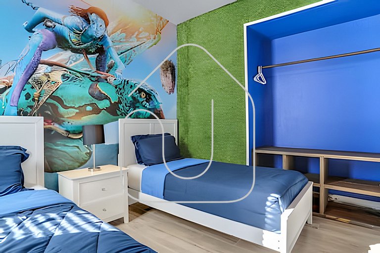 Luxo 5Q Windsor Hills c/ Piscina e Game Room