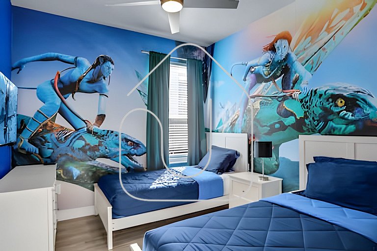 Luxo 5Q Windsor Hills c/ Piscina e Game Room